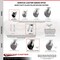 Service Caster 4 Inch Kingpinless Glass Filled Nylon Wheel Caster Swivel Locks 2 Rigid, 2PK SCC-KP30S420-GFNR-BSL-2-R-2 - alternate 4